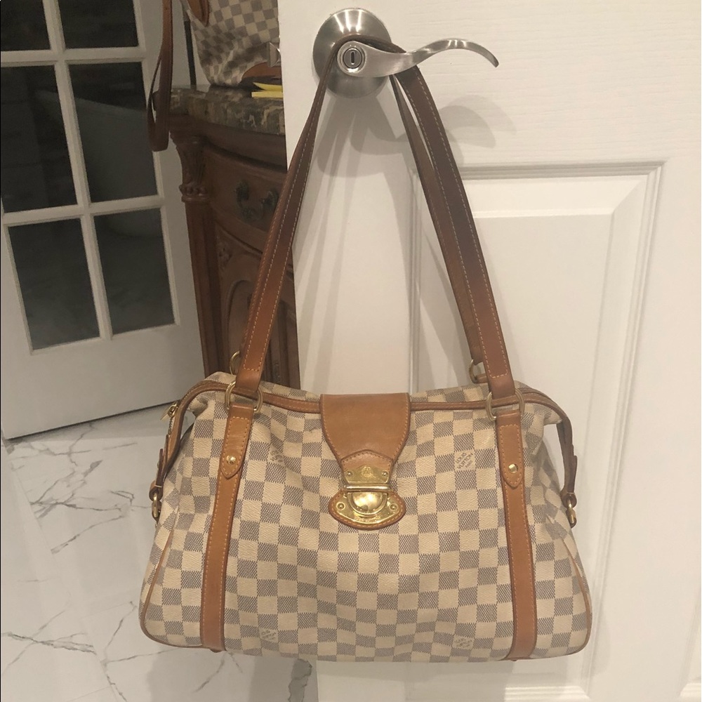 Louis Vuitton Paris France Damier azur stresa GM
